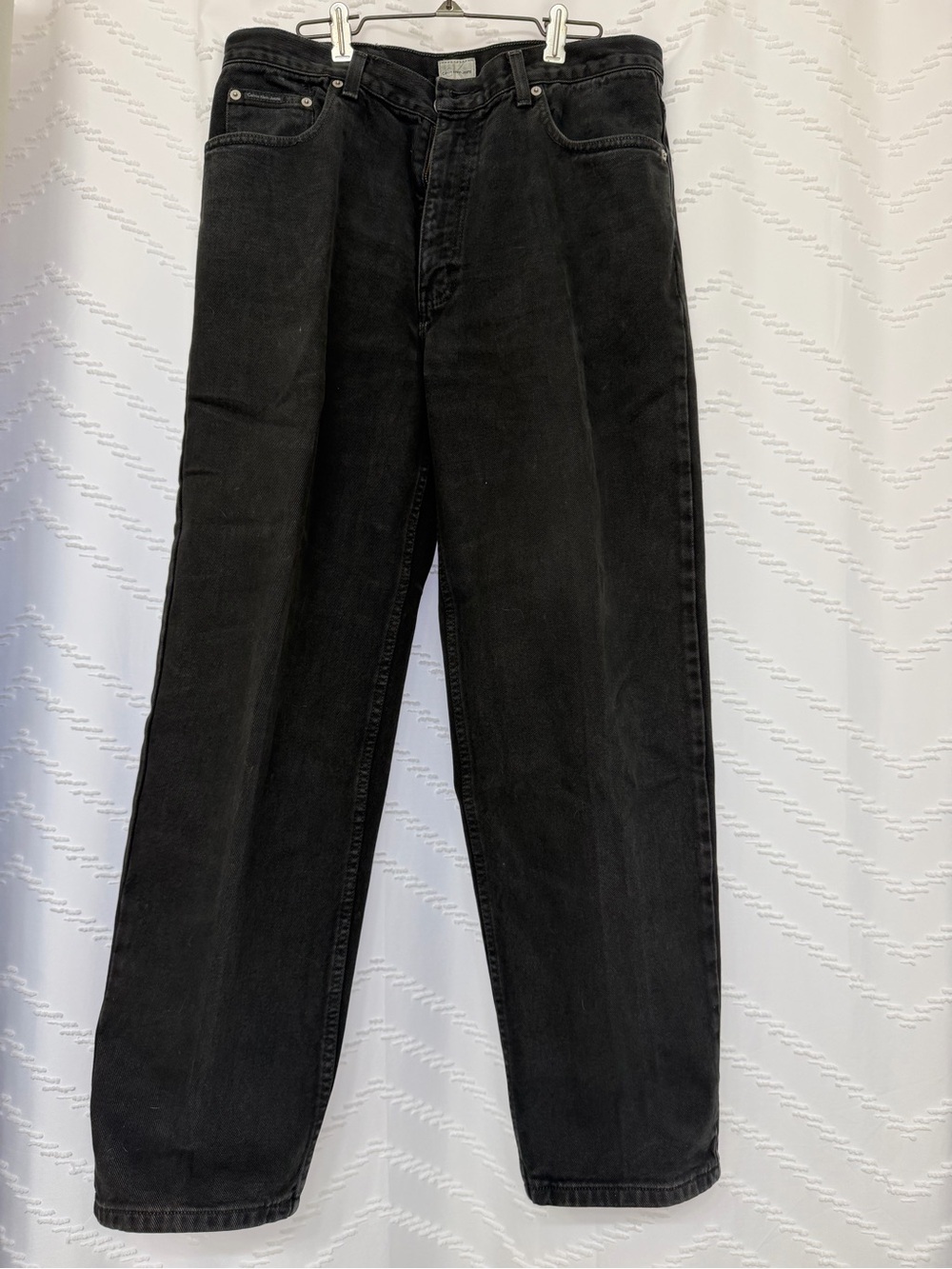 Calvin Klein Jeans Men's Relaxed Black Denim